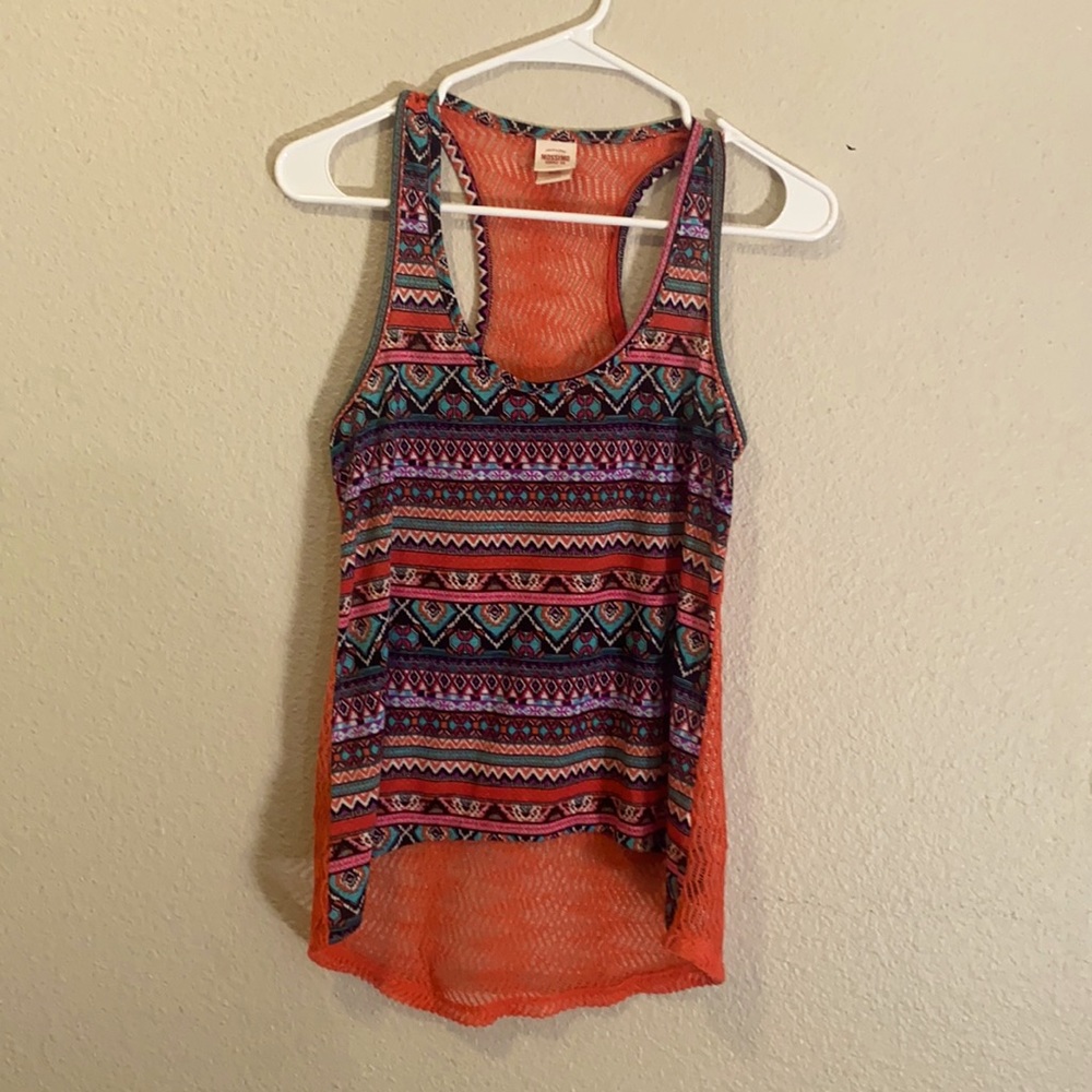 Multi colored cute top/coverup